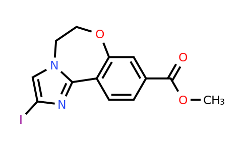 CAS 1282516-62-4 | Imidazo[1,2-D][1,4]benzoxazepine-9-carboxylic acid, 5,6-dihydro-2-iodo-, methyl ester