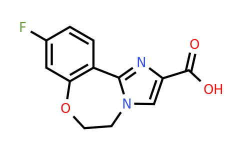 CAS 1282517-43-4 | 9-fluoro-5,6-dihydrobenzo[f]imidazo[1,2-d][1,4]oxazepine-2-carboxylic acid