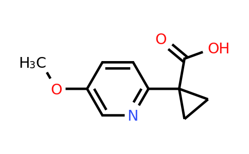 CAS 1282549-26-1 | 1-(5-methoxypyridin-2-yl)cyclopropane-1-carboxylic acid