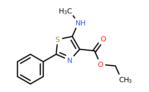 CAS 128269-82-9 | Ethyl 5-(methylamino)-2-phenylthiazole-4-carboxylate
