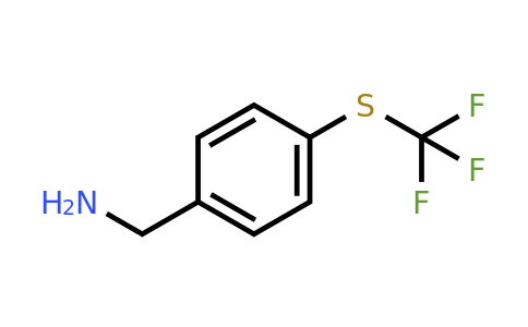 CAS 128273-56-3 | (4-((Trifluoromethyl)thio)phenyl)methanamine