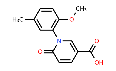 CAS 1282756-08-4 | 1-(2-methoxy-5-methylphenyl)-6-oxo-1,6-dihydropyridine-3-carboxylic acid