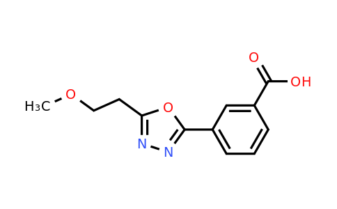 CAS 1283020-63-2 | 3-[5-(2-methoxyethyl)-1,3,4-oxadiazol-2-yl]benzoic acid