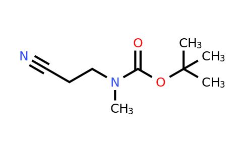 CAS 128304-84-7 | tert-Butyl (2-cyanoethyl)(methyl)carbamate