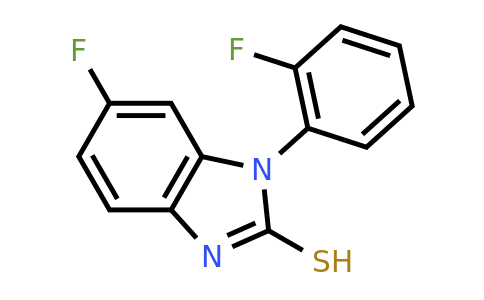 CAS 1283060-21-8 | 6-fluoro-1-(2-fluorophenyl)-1H-1,3-benzodiazole-2-thiol
