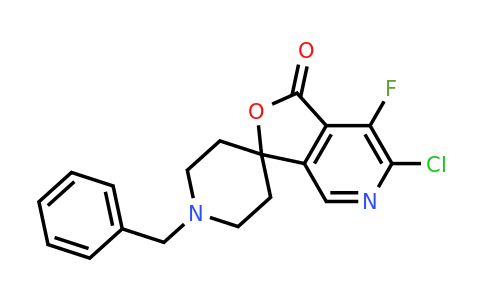 CAS 1283090-74-3 | 1'-Benzyl-6-chloro-7-fluoro-1H-spiro[furo[3,4-c]pyridine-3,4'-piperidin]-1-one