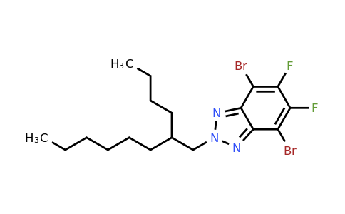 CAS 1283099-24-0 | 4,7-Dibromo-2-(2-butyloctyl)-5,6-difluoro-2H-benzo[d][1,2,3]triazole