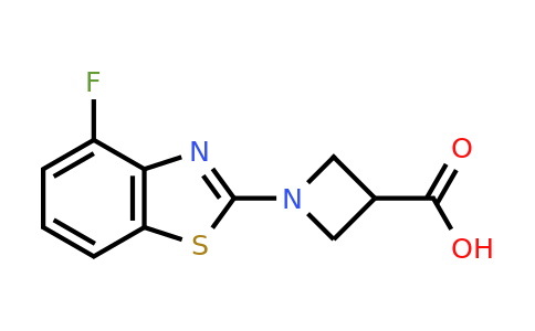 CAS 1283108-55-3 | 1-(4-fluoro-1,3-benzothiazol-2-yl)azetidine-3-carboxylic acid