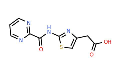 CAS 1283109-10-3 | 2-(2-(Pyrimidine-2-carboxamido)thiazol-4-yl)acetic acid
