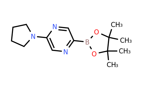 CAS 1283179-52-1 | 5-(Pyrrolidin-1-YL)pyrazine-2-boronic acid pinacol ester