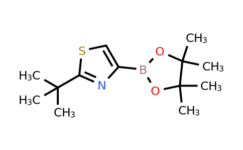 CAS 1283180-63-1 | 2-(Tert-butyl)thiazole-4-boronic acid pinacol ester