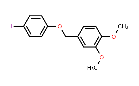 CAS 1283383-50-5 | 4-[(4-iodophenoxy)methyl]-1,2-dimethoxybenzene