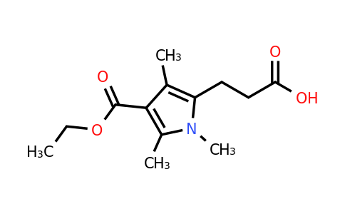 CAS 1283390-40-8 | 3-(4-(Ethoxycarbonyl)-1,3,5-trimethyl-1H-pyrrol-2-yl)propanoic acid