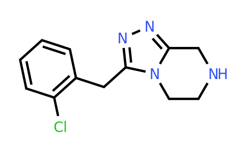 CAS 1283439-01-9 | 3-[(2-Chlorophenyl)methyl]-5H,6H,7H,8H-[1,2,4]triazolo[4,3-a]pyrazine
