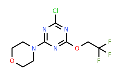 CAS 1283693-68-4 | 2-chloro-4-(morpholin-4-yl)-6-(2,2,2-trifluoroethoxy)-1,3,5-triazine