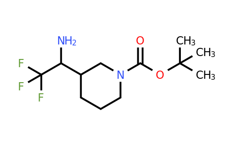 CAS 1283719-17-4 | tert-butyl 3-(1-amino-2,2,2-trifluoro-ethyl)piperidine-1-carboxylate