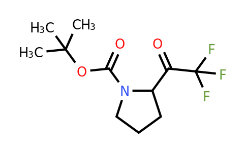 CAS 1283719-71-0 | tert-butyl 2-(2,2,2-trifluoroacetyl)pyrrolidine-1-carboxylate