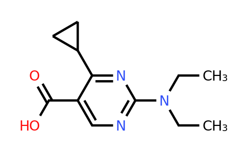 CAS 1283729-29-2 | 4-Cyclopropyl-2-(diethylamino)pyrimidine-5-carboxylic acid