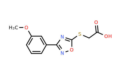 CAS 1284136-51-1 | 2-{[3-(3-methoxyphenyl)-1,2,4-oxadiazol-5-yl]sulfanyl}acetic acid