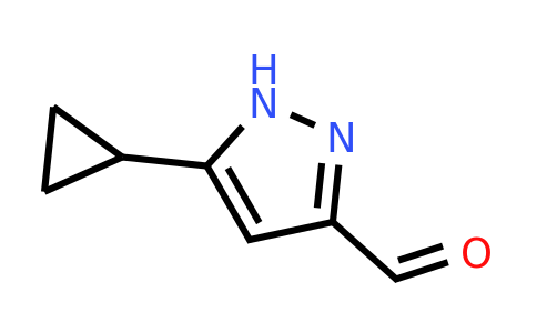 CAS 1284220-47-8 | 5-cyclopropyl-1H-pyrazole-3-carbaldehyde