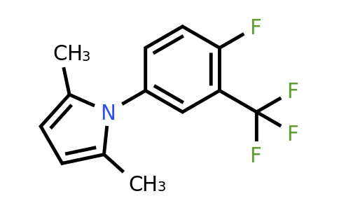 CAS 1284503-14-5 | 1-(4-fluoro-3-(trifluoromethyl)phenyl)-2,5-dimethyl-1H-pyrrole