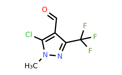 CAS 128455-62-9 | 5-Chloro-1-methyl-3-(trifluoromethyl)-1H-pyrazole-4-carbaldehyde