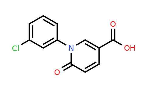 CAS 1284635-72-8 | 1-(3-chlorophenyl)-6-oxo-1,6-dihydropyridine-3-carboxylic acid