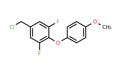 CAS 1284680-06-3 | 5-(chloromethyl)-1,3-difluoro-2-(4-methoxyphenoxy)benzene