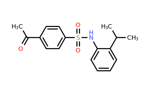 CAS 1284730-41-1 | 4-Acetyl-N-(2-isopropylphenyl)benzenesulfonamide