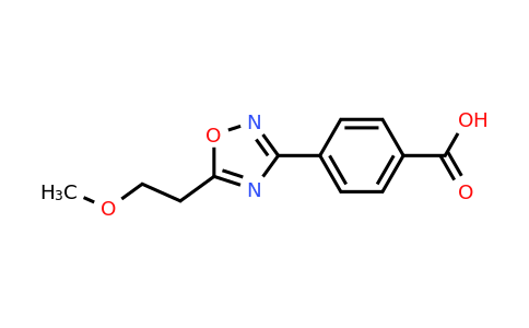 CAS 1284757-53-4 | 4-[5-(2-methoxyethyl)-1,2,4-oxadiazol-3-yl]benzoic acid