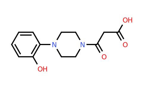 CAS 1284814-89-6 | 3-[4-(2-Hydroxyphenyl)piperazin-1-yl]-3-oxopropanoic acid