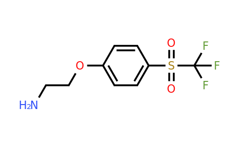 CAS 1284826-39-6 | 2-(4-trifluoromethanesulfonylphenoxy)ethan-1-amine