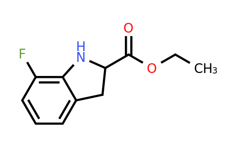 CAS 128487-44-5 | ethyl 7-fluoroindoline-2-carboxylate
