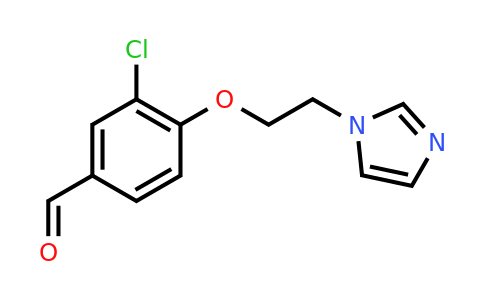 CAS 1284907-01-2 | 3-chloro-4-[2-(1H-imidazol-1-yl)ethoxy]benzaldehyde