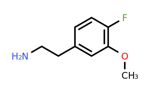 CAS 128495-48-7 | 2-(4-fluoro-3-methoxyphenyl)ethan-1-amine