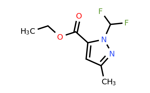 CAS 128537-24-6 | Ethyl 1-(difluoromethyl)-3-methyl-1H-pyrazole-5-carboxylate