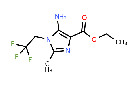 CAS 1285486-92-1 | ethyl 5-amino-2-methyl-1-(2,2,2-trifluoroethyl)-1H-imidazole-4-carboxylate