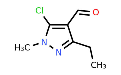CAS 128564-56-7 | 5-Chloro-3-ethyl-1-methyl-1H-pyrazole-4-carbaldehyde