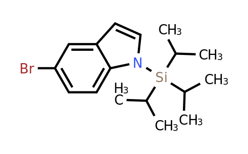 CAS 128564-66-9 | 5-bromo-1-[tris(propan-2-yl)silyl]-1H-indole