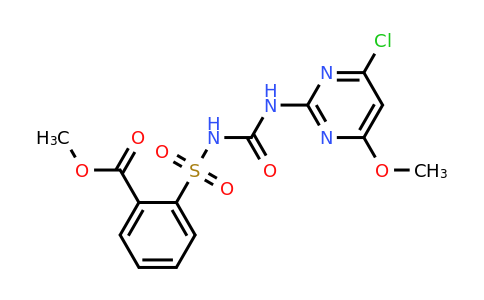 CAS 128569-20-0 | Methyl 2-(N-((4-chloro-6-methoxypyrimidin-2-yl)carbamoyl)sulfamoyl)benzoate