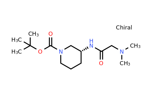 CAS 1286207-23-5 | (R)-tert-Butyl 3-(2-(dimethylamino)acetamido)piperidine-1-carboxylate