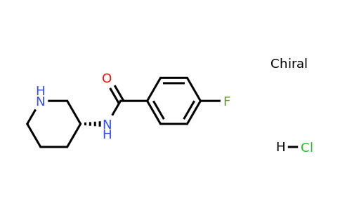 CAS 1286207-25-7 | (R)-4-Fluoro-N-(piperidin-3-yl)benzamide hydrochloride