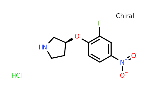 CAS 1286207-27-9 | (S)-3-(2-Fluoro-4-nitrophenoxy)pyrrolidine hydrochloride