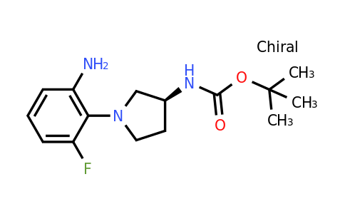 CAS 1286207-29-1 | (S)-tert-Butyl 1-(2-amino-6-fluorophenyl)pyrrolidin-3-ylcarbamate