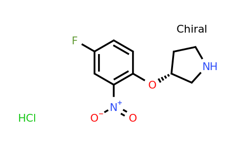 CAS 1286207-35-9 | (R)-3-(4-Fluoro-2-nitrophenoxy)pyrrolidine hydrochloride