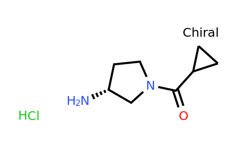 CAS 1286207-68-8 | (R)-(3-Aminopyrrolidin-1-yl)(cyclopropyl)methanone hydrochloride