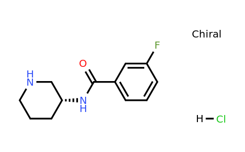 CAS 1286207-73-5 | (R)-3-Fluoro-N-(piperidin-3-yl)benzamide hydrochloride