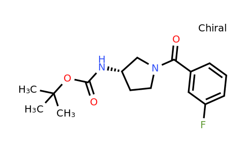 CAS 1286207-75-7 | (S)-tert-Butyl (1-(3-fluorobenzoyl)pyrrolidin-3-yl)carbamate