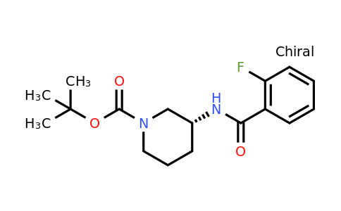 CAS 1286208-02-3 | (R)-tert-Butyl 3-(2-fluorobenzamido)piperidine-1-carboxylate