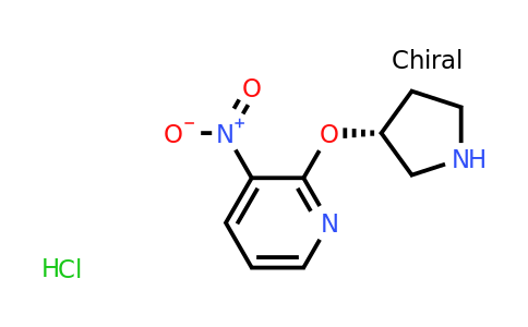 CAS 1286208-33-0 | (R)-3-Nitro-2-(pyrrolidin-3-yloxy)pyridine hydrochloride